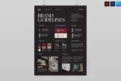 Brand Guidelines Poster Template