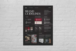 Brand Guidelines Poster Template