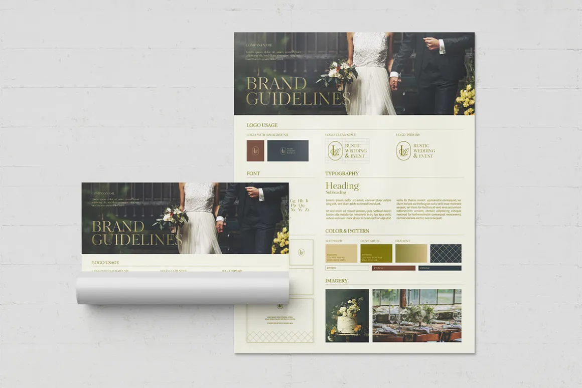 Brand Guidelines Poster Template