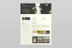 Brand Guidelines Poster Template