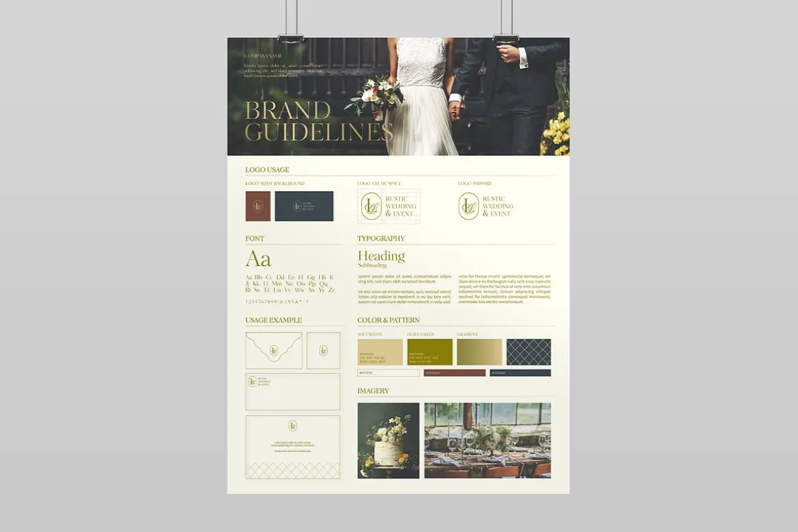 Brand Guidelines Poster Template