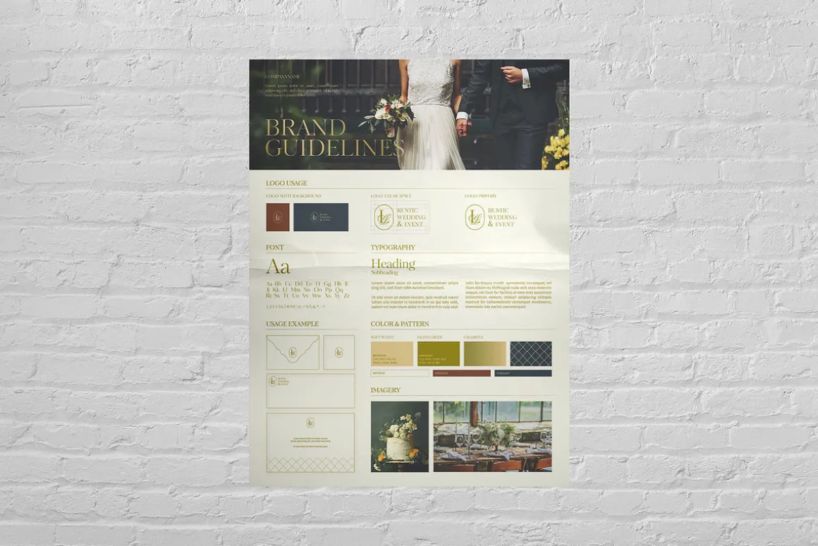 Brand Guidelines Poster Template
