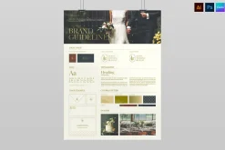 Brand Guidelines Poster Template