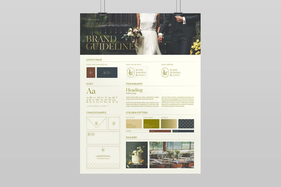 Brand Guidelines Poster Template