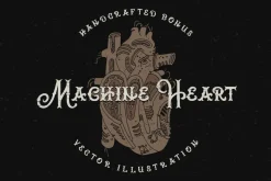 Brass Heart Font