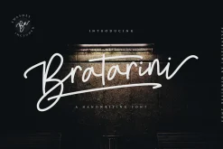 Bratarini - a Handwriting Font