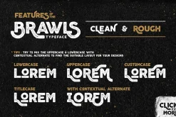 Brawls Typeface + Bonus