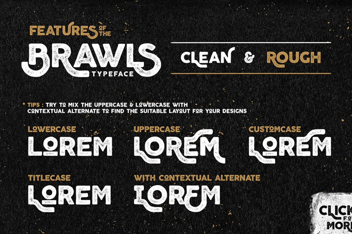 Brawls Typeface + Bonus
