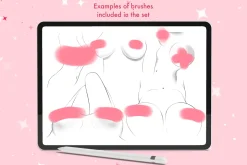 Breast female body procreate brushes