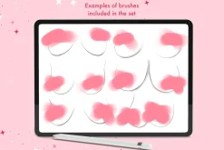 Breast female body procreate brushes