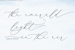 Breathe Poetry // Modern Calligraphy