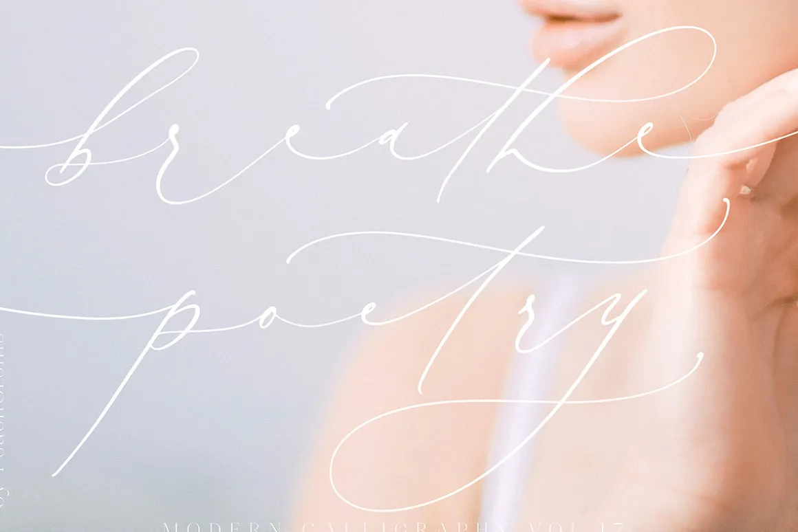 Breathe Poetry // Modern Calligraphy
