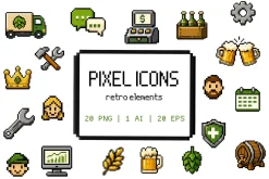 Brewery Pixel Icons Pack