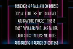 Brexdogy - Tall & Sans Font