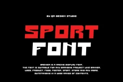 Brexiga - Speed & Racing Font
