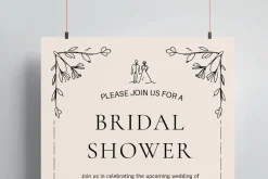 Bridal Shower Invitations Template