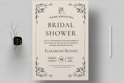 Bridal Shower Invitations Template