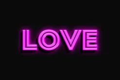 Bright Neon Sign Text Effect