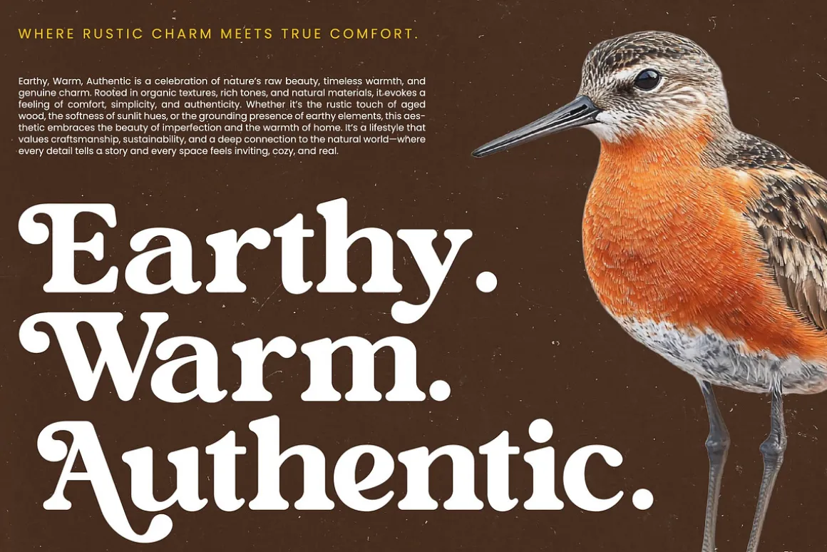 Bright Rustic Bold Serif Font