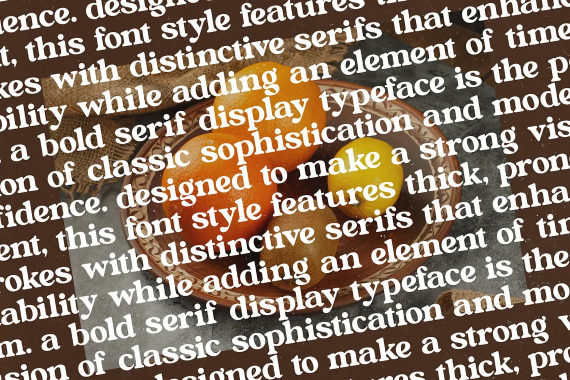 Bright Rustic Bold Serif Font