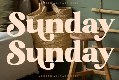 Bright Sunlist Modern Vintage Serif