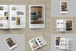 Brochure and Catalog Mockups