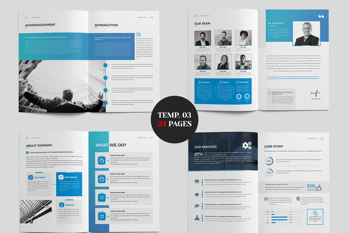 Brochure Bundle, Canva, Word, PPT