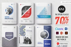 Brochure Bundle, Canva, Word, PPT