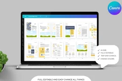 Brochure Bundle, Canva, Word, PPT