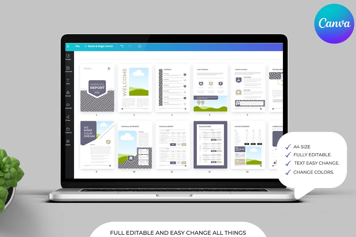 Brochure Bundle, Canva, Word, PPT