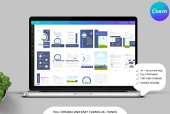 Brochure Bundle, Canva, Word, PPT