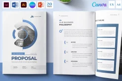 Brochure Bundle, Canva, Word, PPT