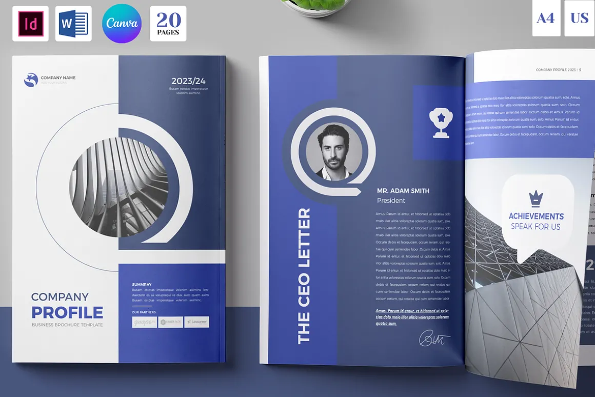Brochure Bundle, Canva, Word, PPT