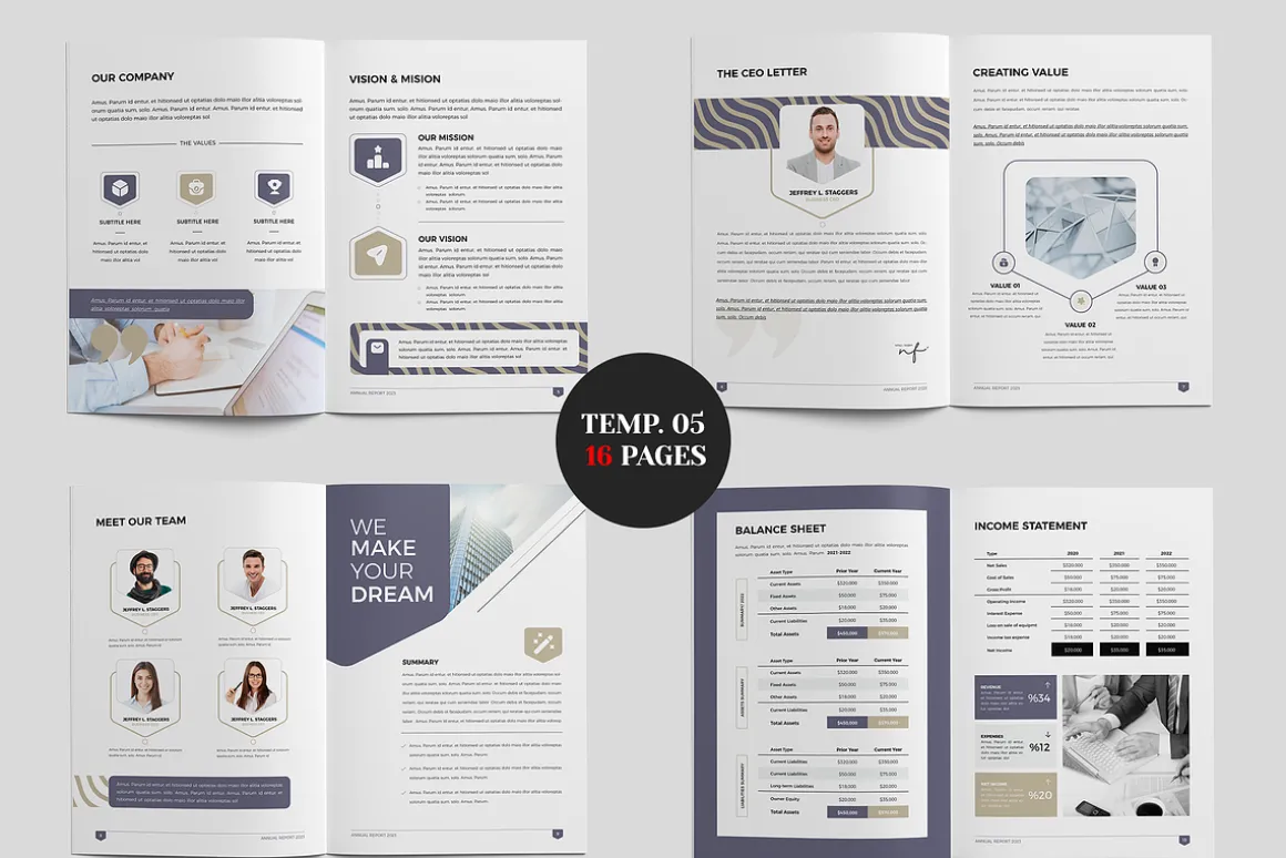 Brochure Bundle, Canva, Word, PPT