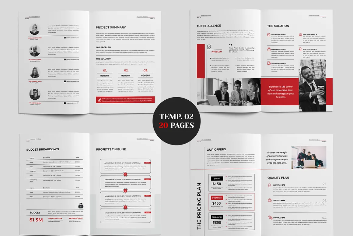 Brochure Bundle, Canva, Word, PPT