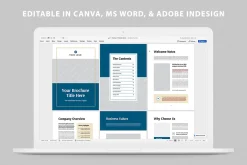 Brochure | Canva, MS Word, InDesign