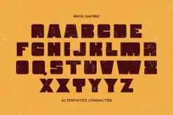 Broc Sanbo - Bold Retro Font
