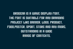 Brogena - Wave & Liquid Font