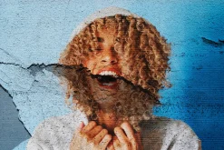 Broken Wall Art Photo Effect