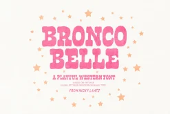 Bronco Belle Typeface