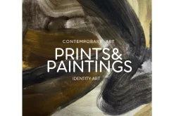 BROWN MODERN EXPRESSIVE ART