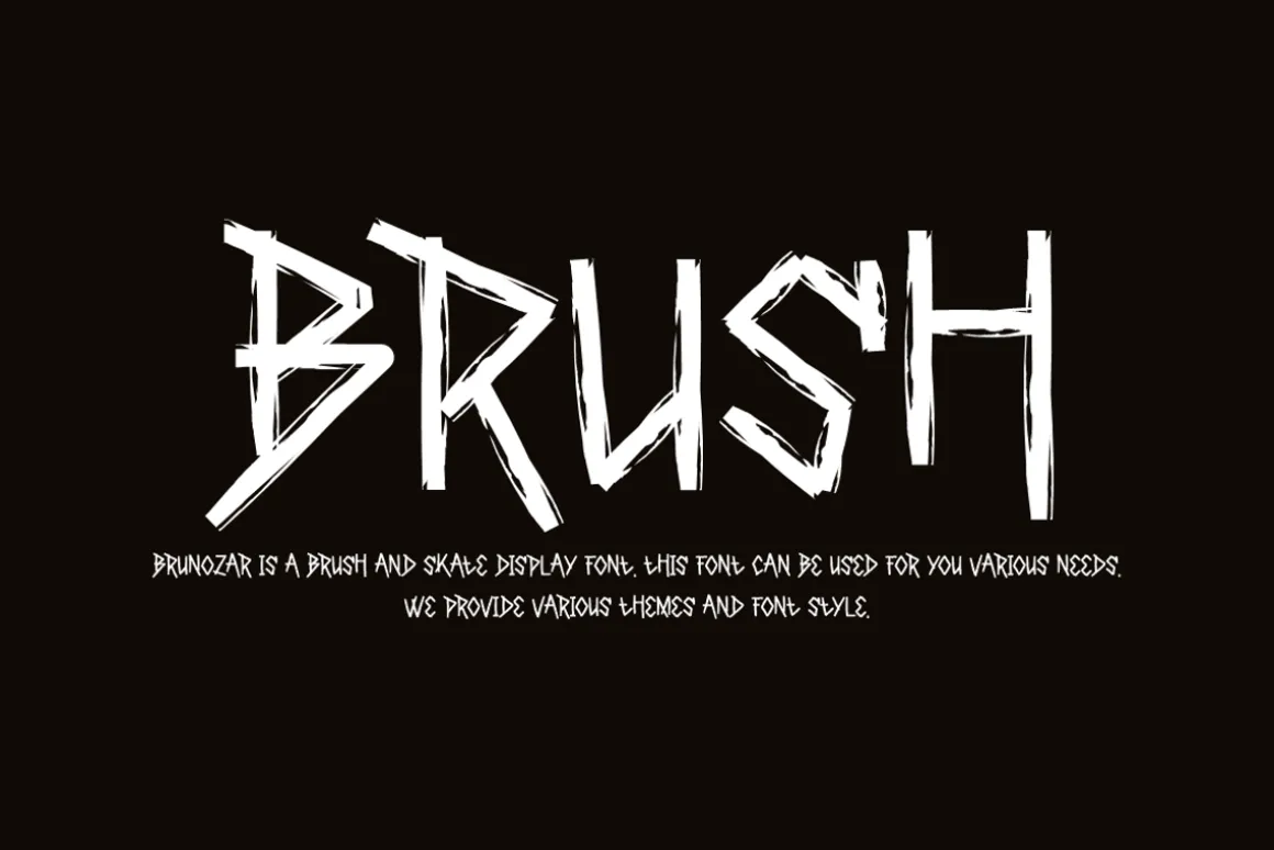 Brunozar - Brush Font