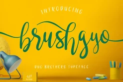 brushgyo typeface