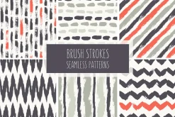 Brush Strokes Seamless Set 2