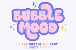 Bubble Mood - Fun Bubble Mix Font