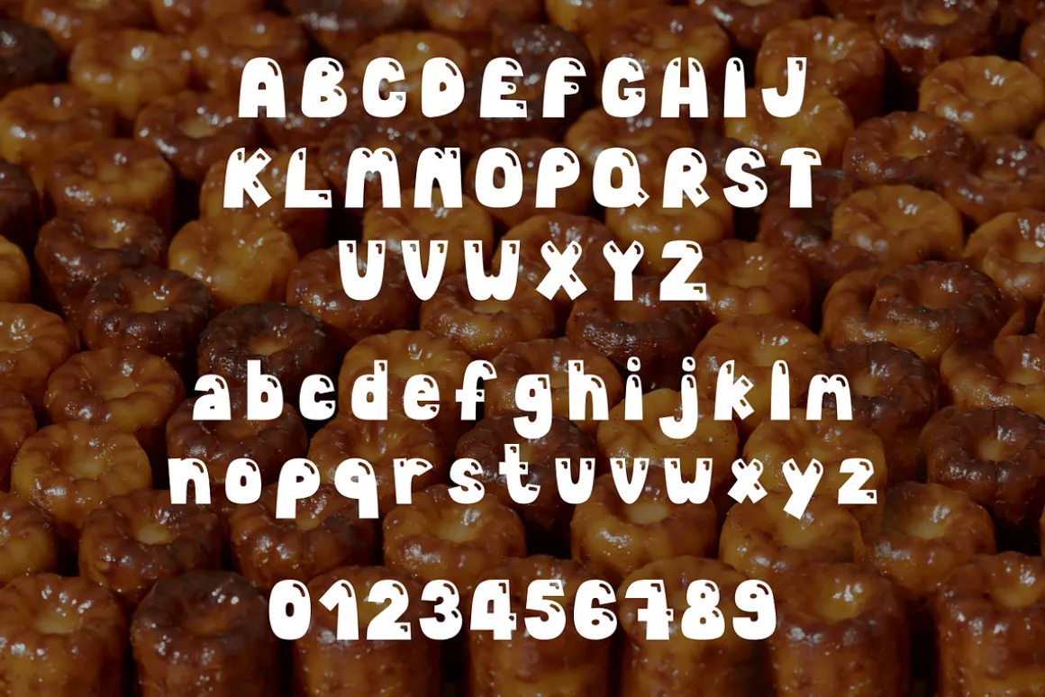 Bubble Display Font - Canele Soda