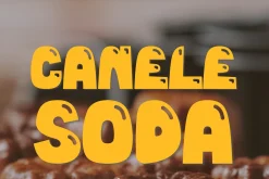 Bubble Display Font - Canele Soda