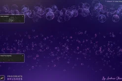 Bubbles Procreate Brushes