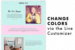 Bubble Tea Wordpress Theme Blog