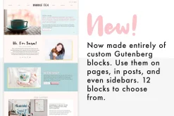Bubble Tea Wordpress Theme Blog
